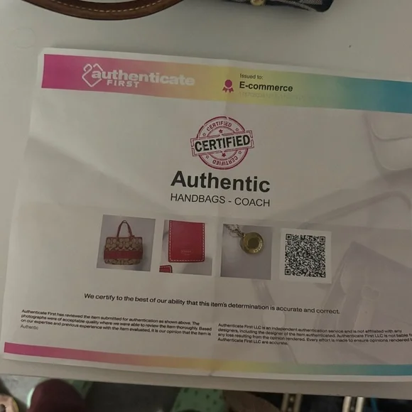 Coach Vintage Legacy Red Stripe Signature Cs Tote Shoulder Bag 2006 - Picture 10 of 10